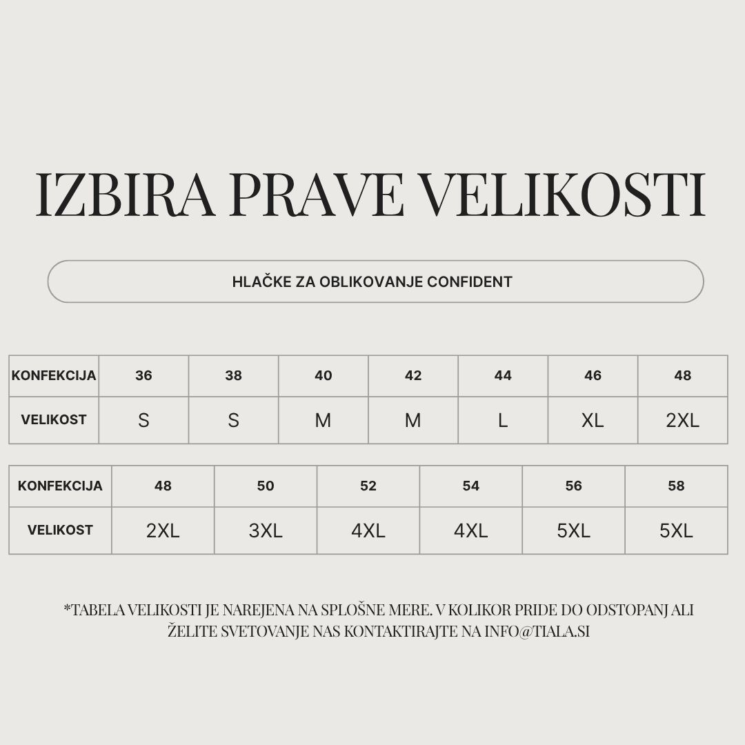 Tabela velikosti