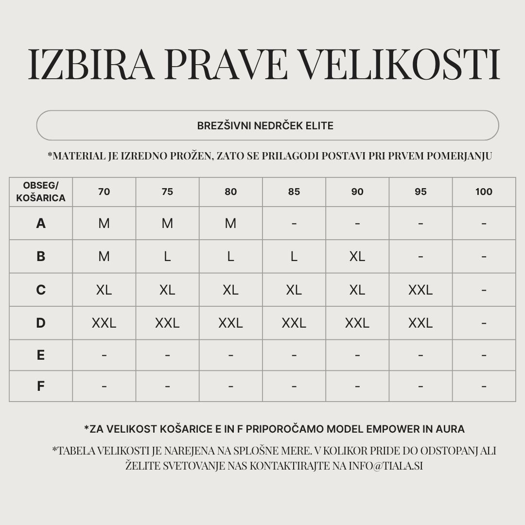 Tabela velikosti