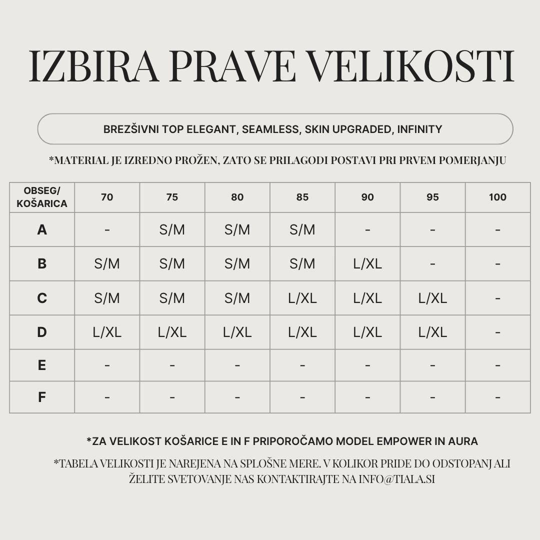 Tabela velikosti