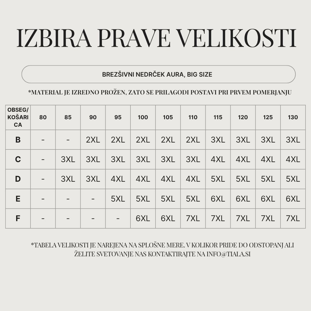 Tabela velikosti