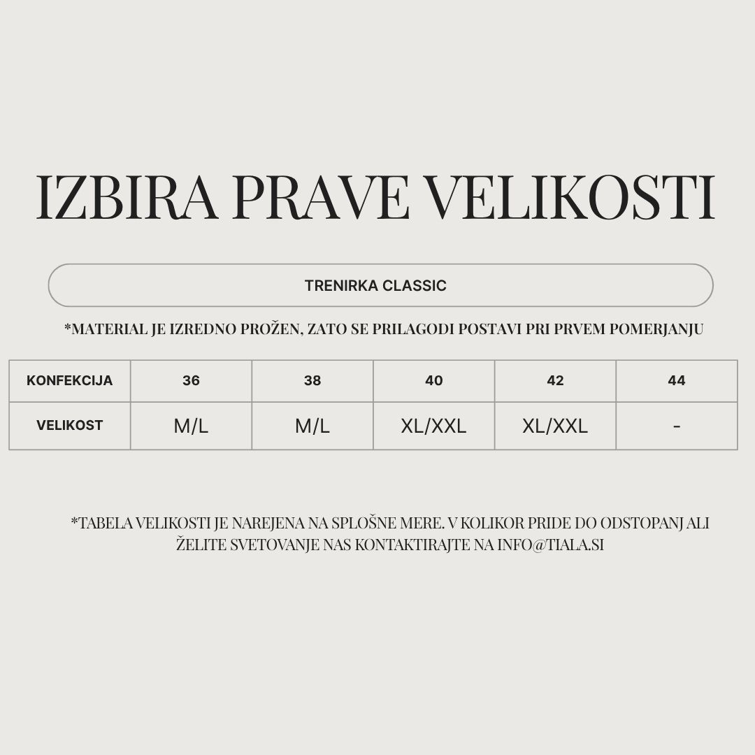 Tabela velikosti