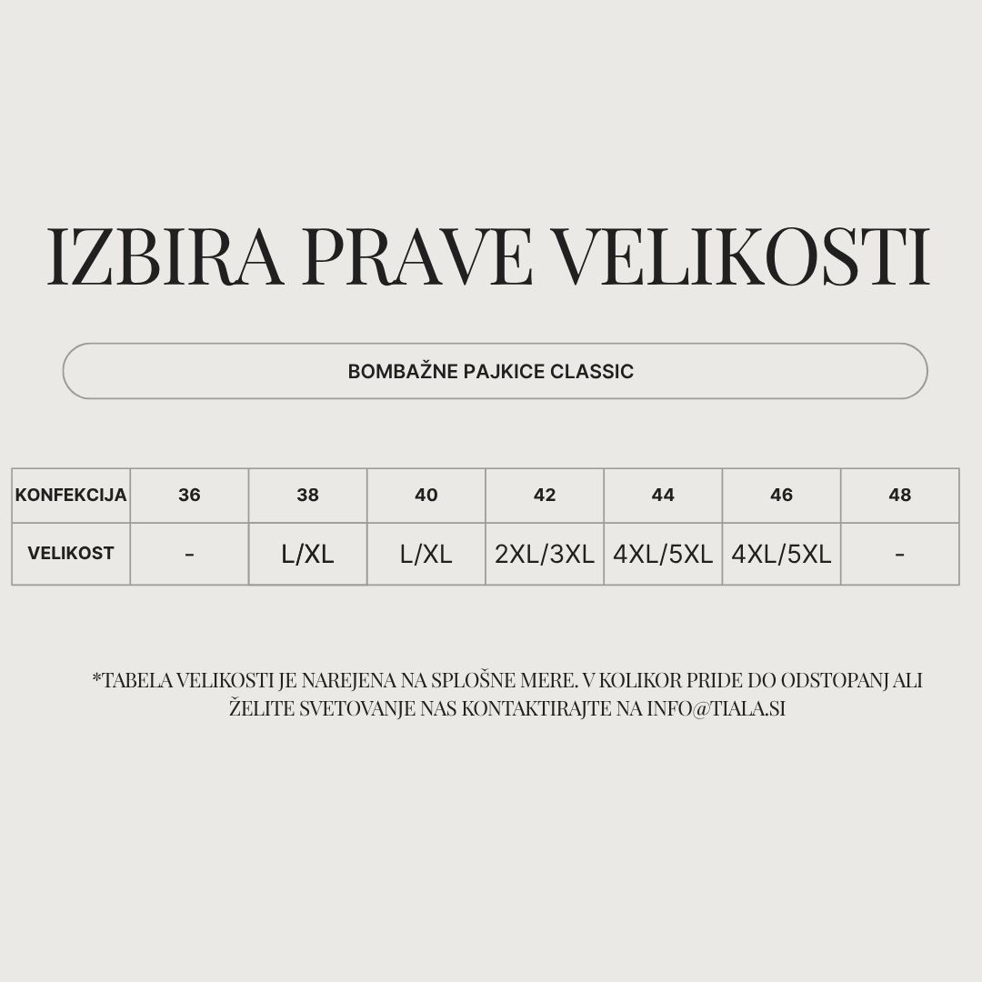 Tabela velikosti
