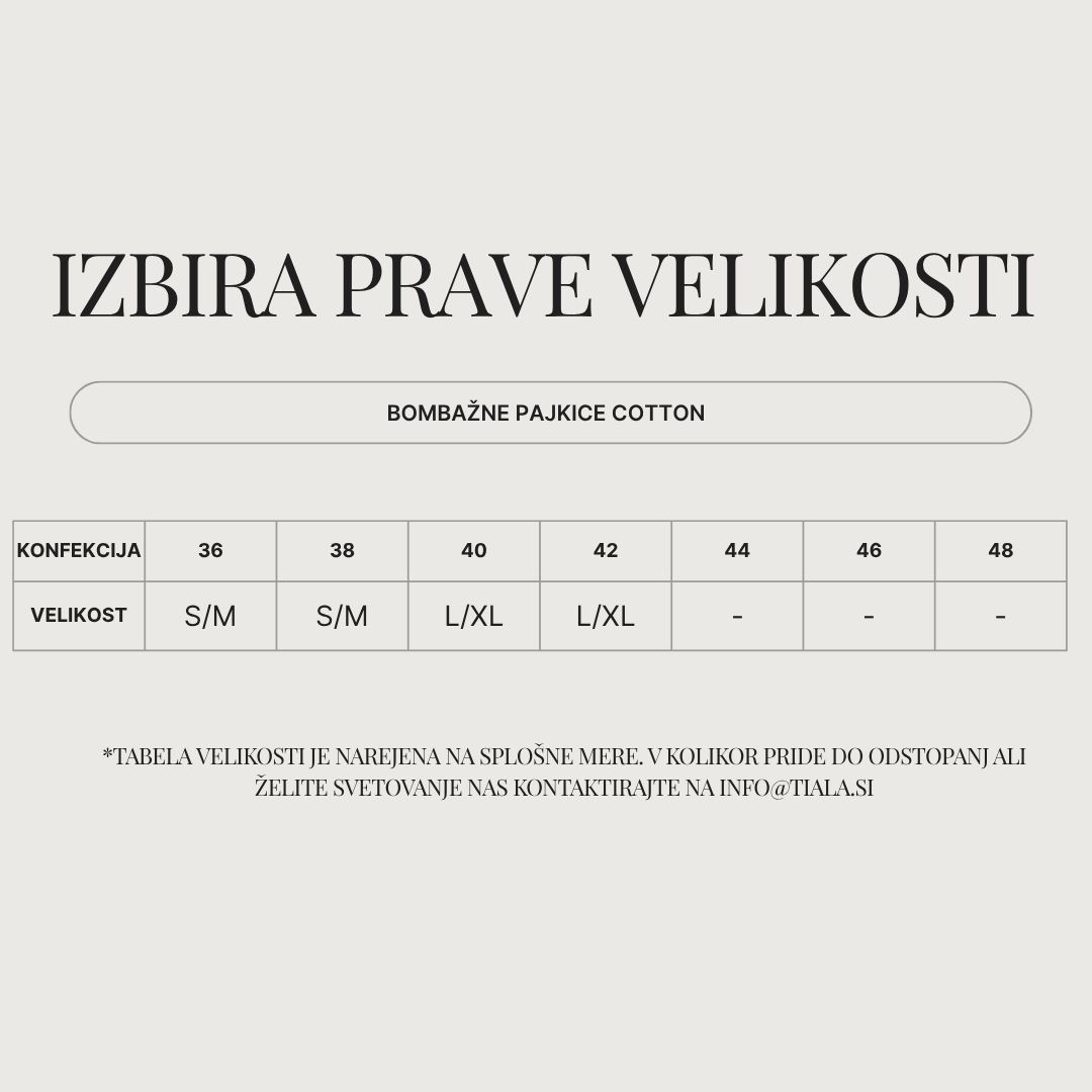 Tabela velikosti