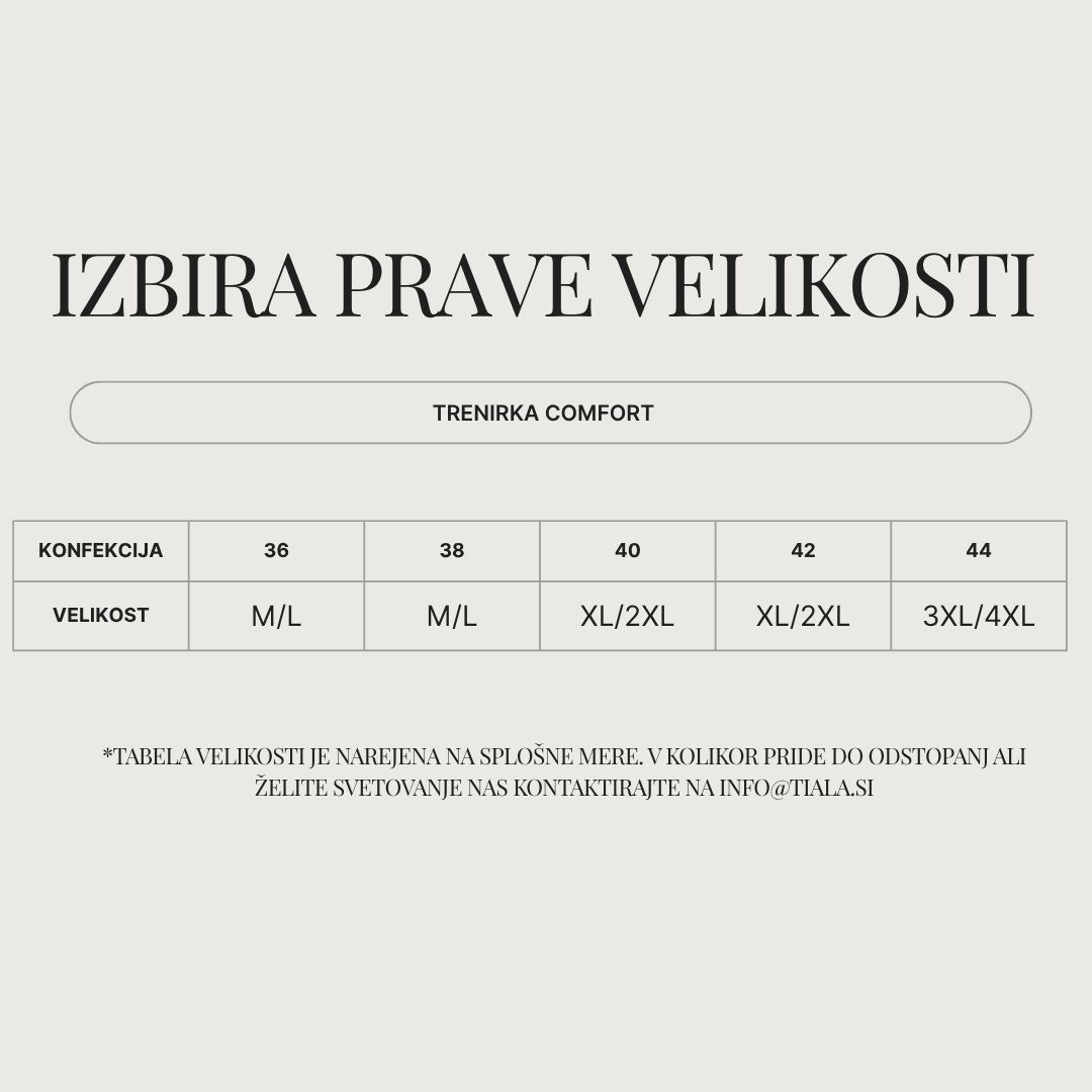 Tabela velikosti