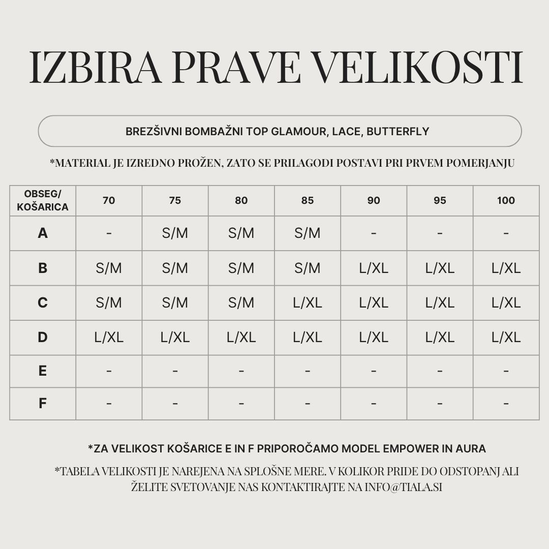 Tabela velikosti