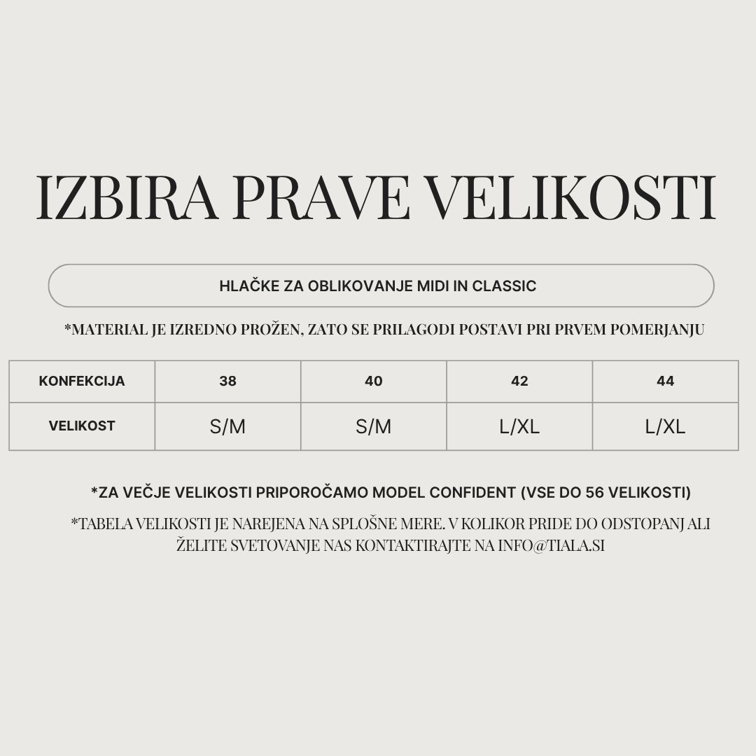 Tabela velikosti